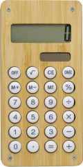 Calcolatrice in bamboo e ABS Thomas